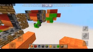 Рабочий дирижабль в майнкрафте (майнкрафт пе) Working airship in minecraft