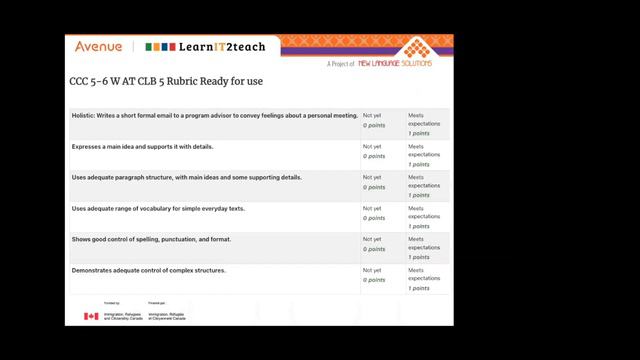 Language for Post secondary Education