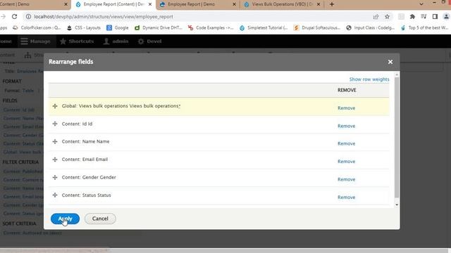 Bulk delete and update content using views bulk operation in Drupal 8, Drupal 9 and Drupal 10