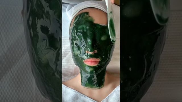 Spirulina Anti Acne Moisturize Anti-Cracking Calming Beauty Facial Skincare Hydro Jelly Mask