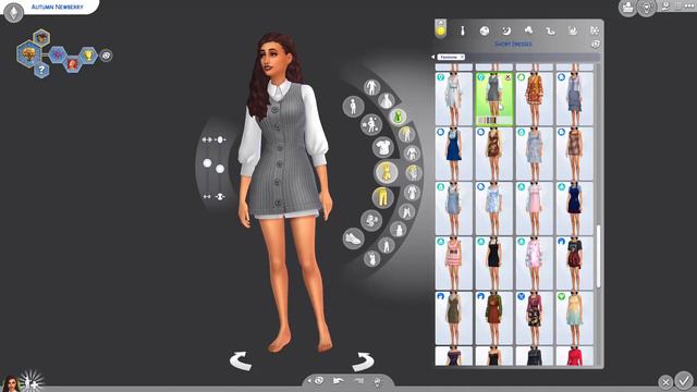 The Sims 4: 7D Legacy Challenge: Create-A-Sim: Autumn Newberry