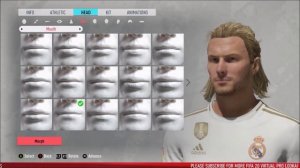 FIFA 20 - How to Create David Beckham - Gameface