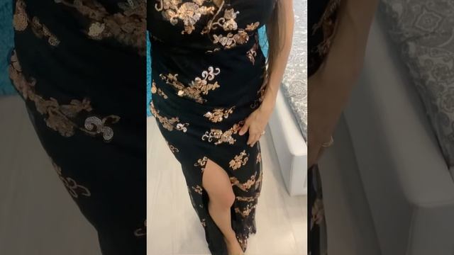 Шикарное вечернее платье из Алиэкспресс смотреть онлайн