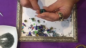 БУСИНЫ ИЗ БУСИН СВОИМИ РУКАМИ/ИНТЕРЕСНАЯ ИДЕЯ ДЛЯ ПЛАТКА ИЛИ ШАРФА/ОЧЕНЬ ПРОСТО И КРАСИВО