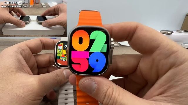 HK8 Pro MAX vs H11 Ultra UPGRADE - APPLE Watch ULTRA Clone Comparison смотреть онлайн