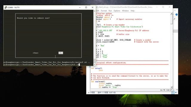 Control SunFounder Smart Video Car for Raspberry Pi on Windows & Android App смотреть онлайн