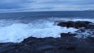 Бушующий Северный Ледовитый океан