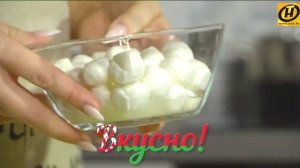 Хрустящие шарики из моцареллы и салат на шпажках | БЫСТРО, ВКУСНО, ПОЛЕЗНО