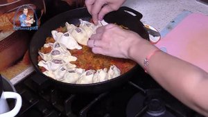 ВКУСНЕЙШИЕ МАНТЫ НА СКОВОРОДЕ НА ОВОЩНОЙ ПОДУШКЕ