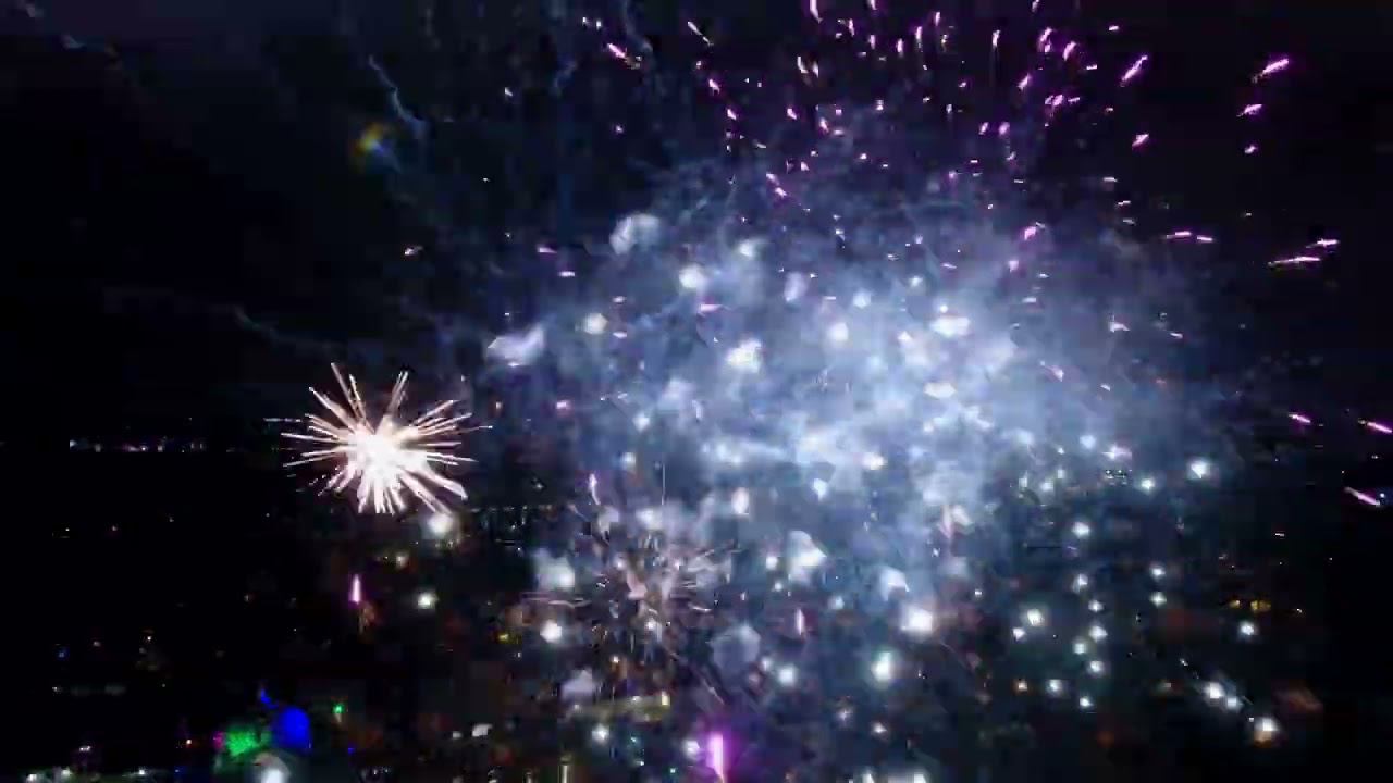 LoFi (beats to relax/study), Fireworks, Night, Relax, 4K \ Медленный Бит, Салют, Ночь, Релакс, 4К