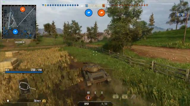 WOT CONSOLE PS4 / M24 Chaffee ’53 / Modern Armor / Gameplay смотреть онлайн