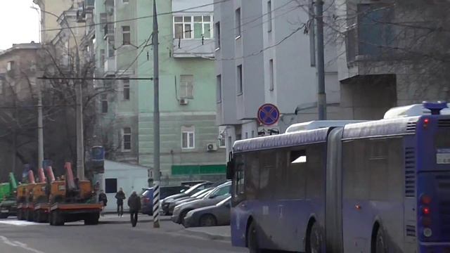 Транспортный коллапс в Москве 09.03.2016. А олени лучше! Мосгортранс рулит!)) смотреть онлайн