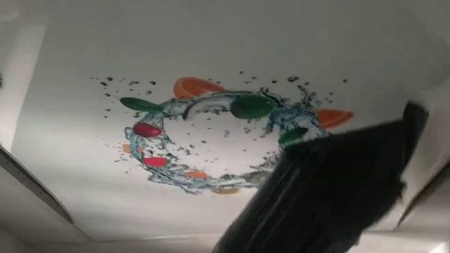 Натяжные потолки на кухню с рисунками смотреть онлайн