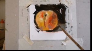 Супер урок как рисовать персик маслом!