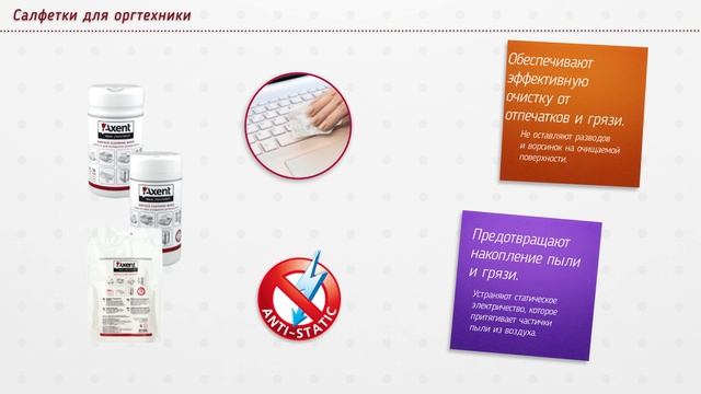 Салфетки для оргтехники
