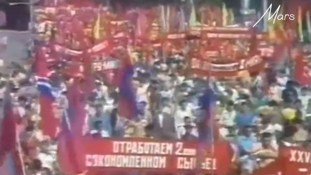 1 Мая 1985 год Ашхабад Гапуров Ниязов Туркмения Туркменистан ТССР Туркменская ССР в составе СССР