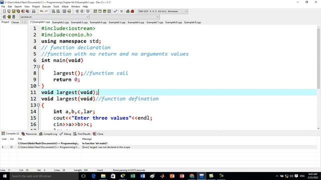 Programming Fundamentals || C /C++ Programming ||Procedural vs OOPs in C/C++ ||Part-8