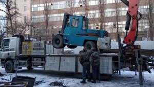 манипулятор MAN 10т, Львовский погрузчик