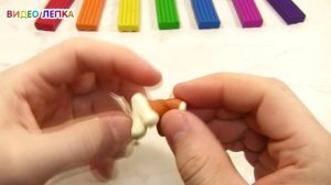 ЛПС ИЗ ПЛАСТИЛИНА ЛЕПИМ СОБАЧКУ КОЛЛИ | Видео Лепка