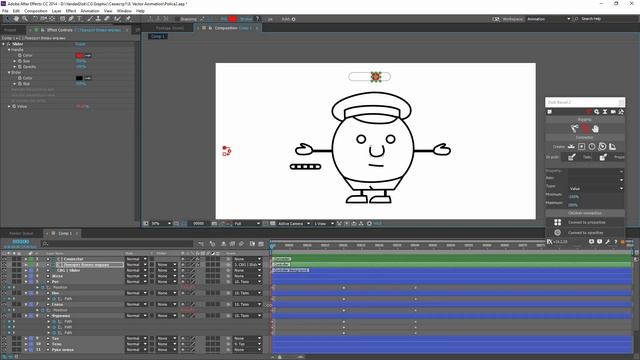 Анимация с помощью  контроллеров в After Effects. Используем slider controller (ползунок) в Duik