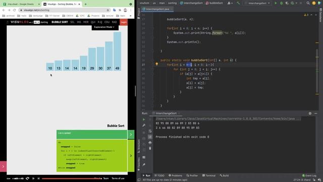 [Java] Sắp xếp nổi bọt - Bubble Sort смотреть онлайн