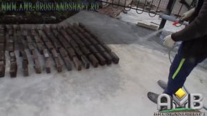 Повторная укладка брусчатки. БУ мощение