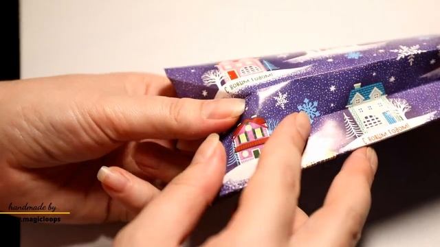 Мастер-класс по упаковке новогоднего подарка | New Year's gift wrapping смотреть онлайн