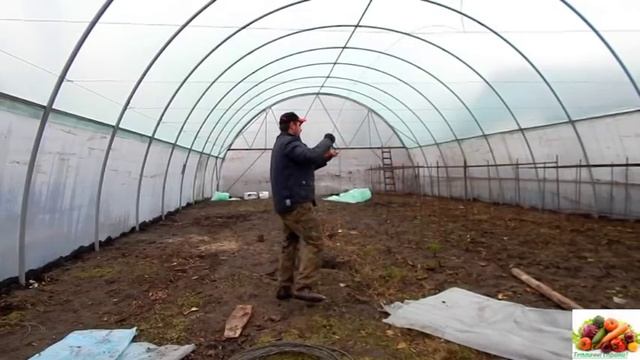 Как натянуть шпалеру в АРОЧНОЙ теплице - How to stretch the trellis in the ARY greenhouse смотреть онлайн