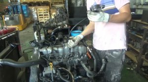 Проверка компрессии в двигателе D4BH 3896796 Starex 2.5 л. элек-ное ТНВД