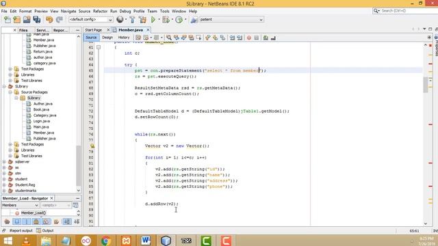Library Management System Project in Java Part 6