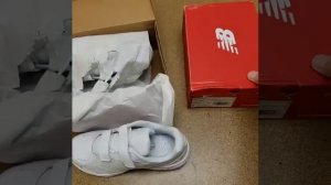 Белоснежные New Balance для взрослого и ребенка: распаковка из США №91 | Shopoglot