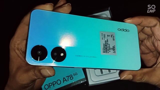 Oppo A78 5G Glowing Blue 8+8GB RAM 128 Storage | 5000 mAh Battery with 33W charging | 50MP AI Camer