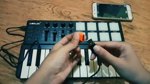 How to connect midi keyboard on FL Studio Mobile 2018