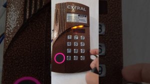 Запись ключа на домофон CYFRAL CCD 40