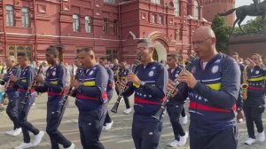 Москва, Манежная пл. и Никольская ул. Международный военно-музыкальный фестиваль «Спасская башня».