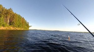 Рыбалка с лодки в Тверской области.