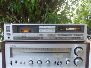 Стерео кассетная дека Technics RS-M253X с 2 двигателями и 3 головками DBX -ЯПОНИЯ-1983-ГОД
