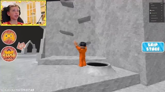 PRISON BREAK! Roblox Escape Prison Obby (NEW!) смотреть онлайн