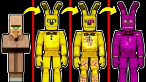 из ЖИТЕЛЯ в СПРИНГБОННИ МАЙНКРАФТ фнаф пять ночей майнкрафт fnaf minecraft five nights at freddys