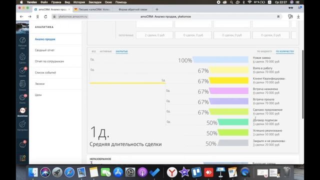 урок 8 как работает аналитика в amocrm смотреть онлайн