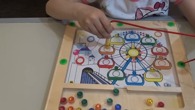 Магнитная игра - Алмазная мозаика. Обзор #Играем в настольную игру #Magnetic Play Set