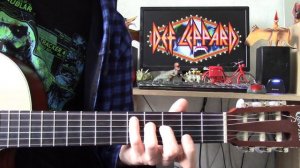 Def Leppard - HYSTERIA на Гитаре + РАЗБОР