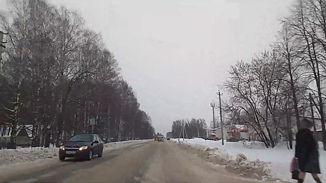 Еду по работе в поселок Яр.