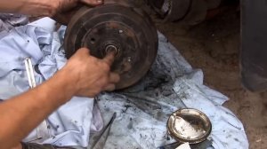 Ланос, меняем подшипники задней ступицы и задние колодки