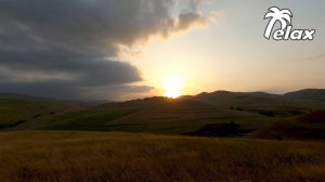 Alpine Nature Sounds in Autumn and Sunset in the Mountains