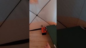Зимняя рыболовная палатка. Обзор палатки куб утепленная для рыбалки с ночевкой в мороз