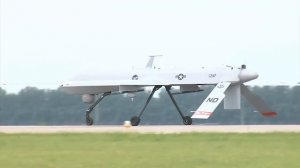 MQ-1 Predator Drones Takeoff & Land