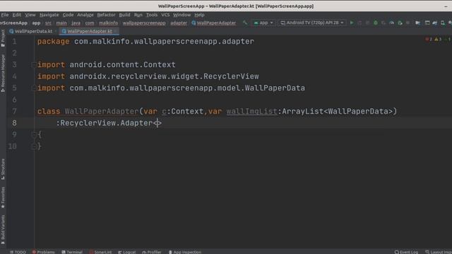 how to make wallpaper screen app in android studio\Create my own wallpaper App#SolutionCodeAndroid