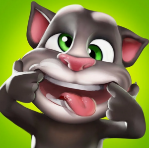 My talking tom Мой говорящий том.