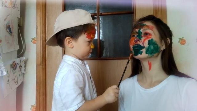 Грим для мамы ИЛИ чем ЗАНЯТЬ ребенка? | Открываю детскую рубрику | Face Painting